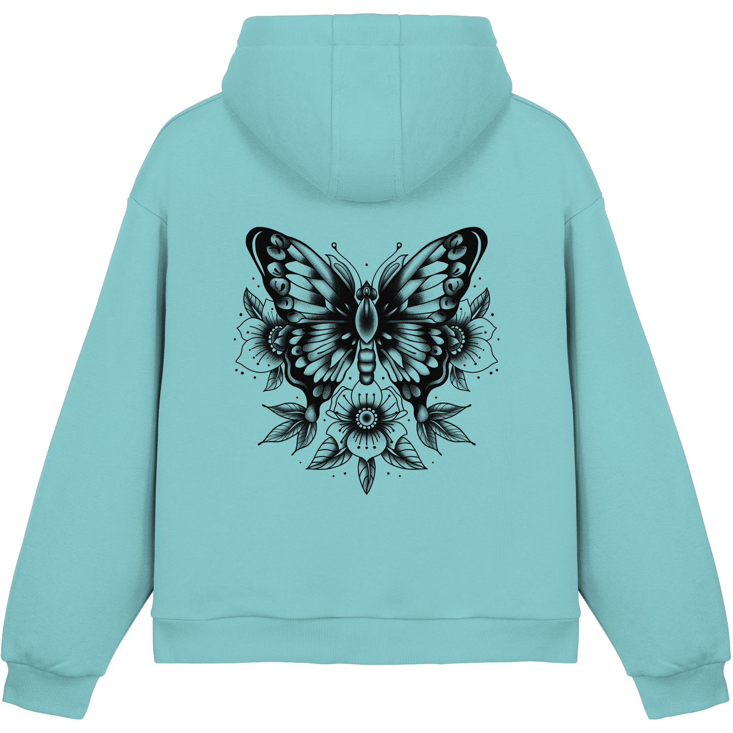NoirBloom - Fluffy Boxcut Hoodie
