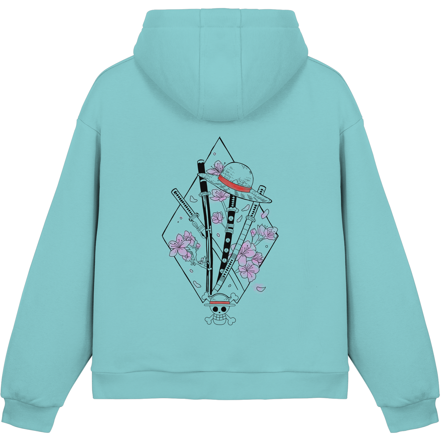SakuraKatana - Fluffy Boxcut Hoodie