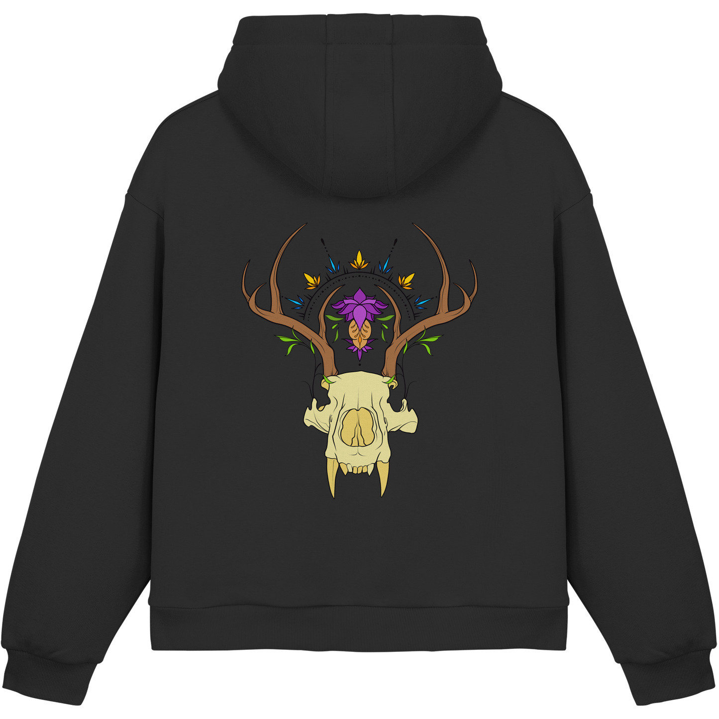 BohoAntlers - Fluffy Boxcut Hoodie
