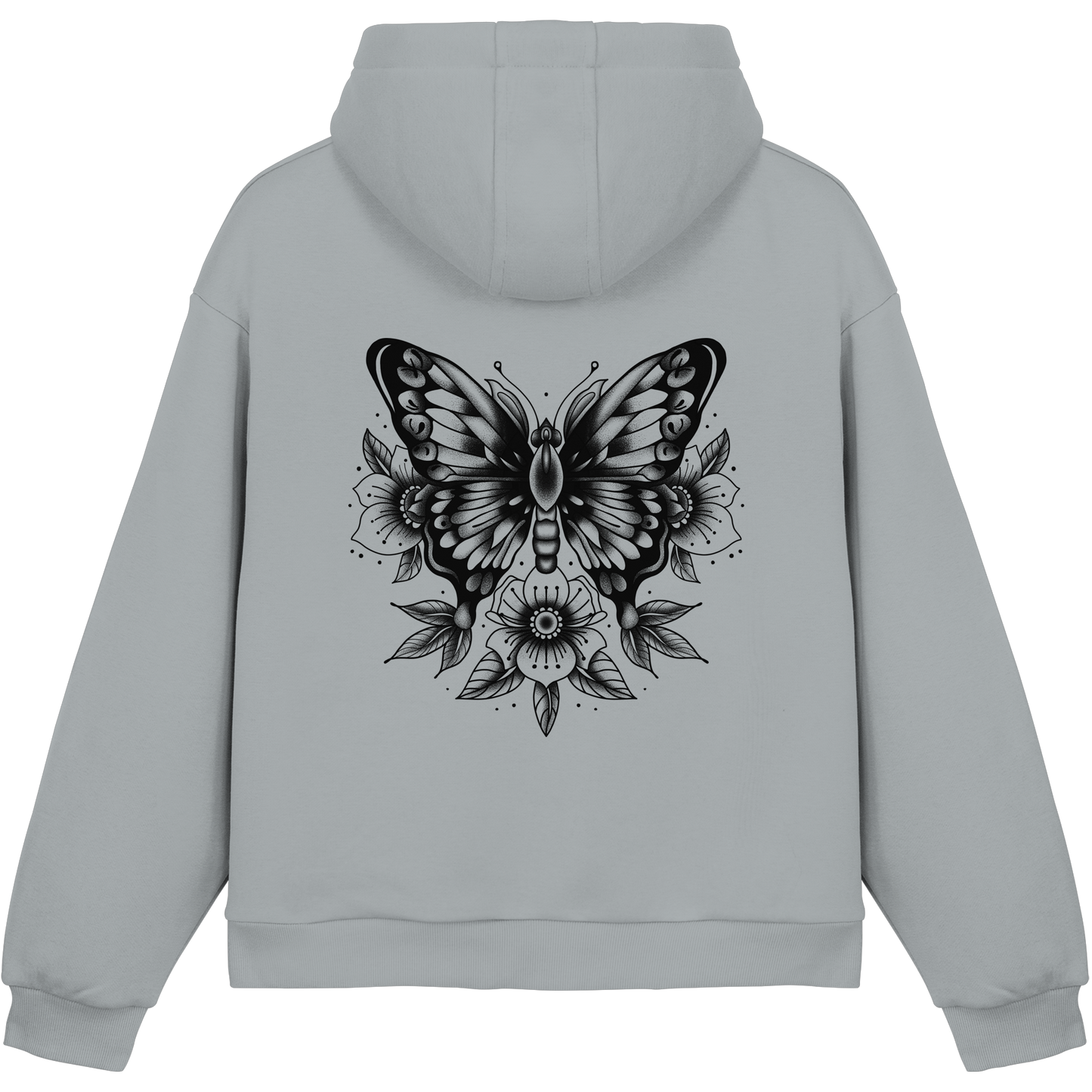 NoirBloom - Fluffy Boxcut Hoodie