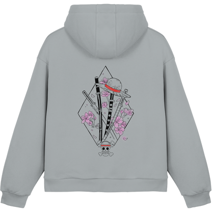 SakuraKatana - Fluffy Boxcut Hoodie