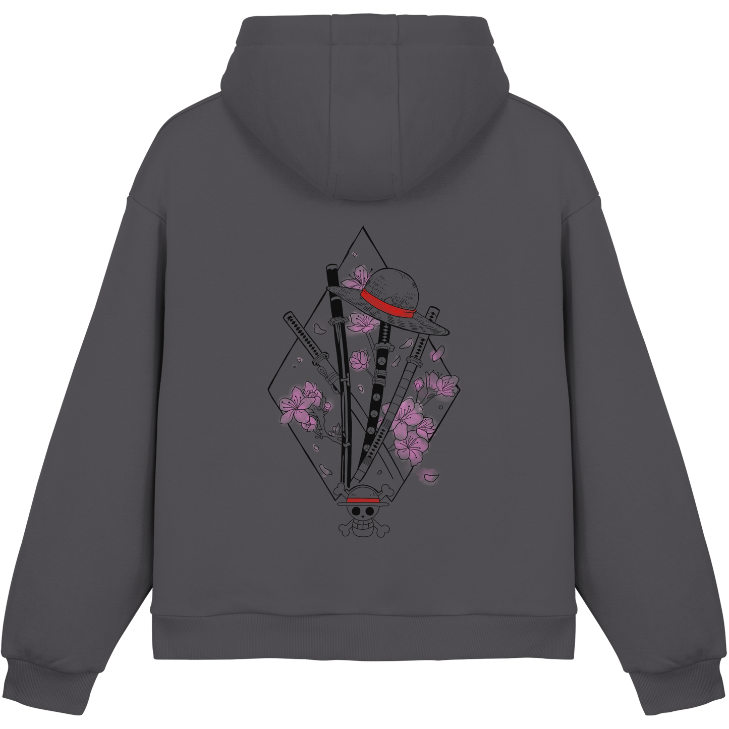 SakuraKatana - Fluffy Boxcut Hoodie