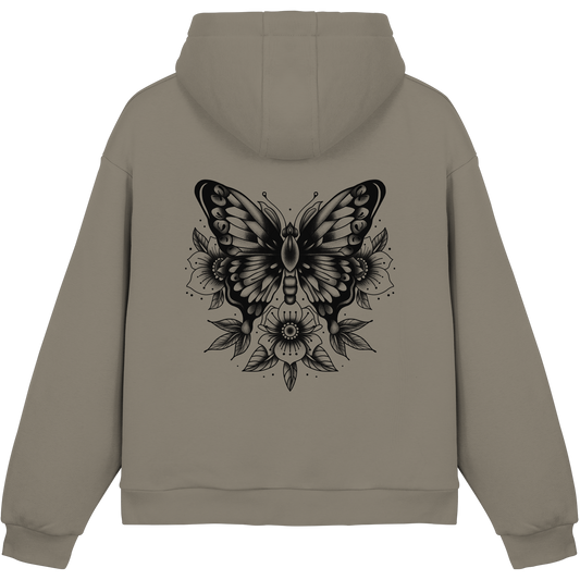 NoirBloom - Fluffy Boxcut Hoodie