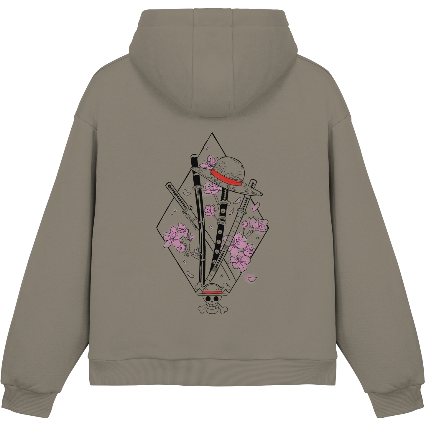 SakuraKatana - Fluffy Boxcut Hoodie