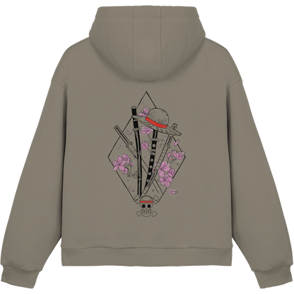 SakuraKatana - Fluffy Boxcut Hoodie