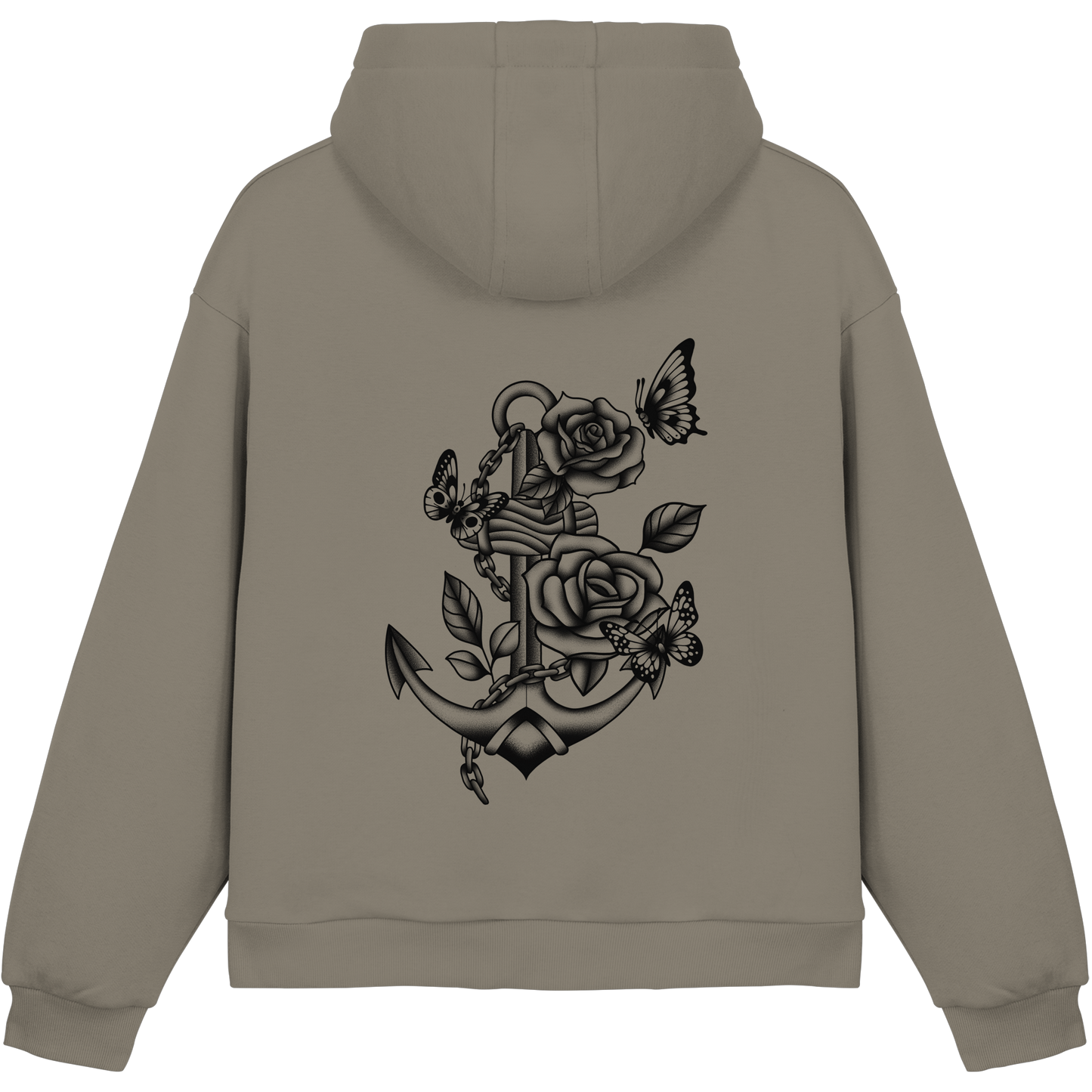 SilentAnchor - Fluffy Boxcut Hoodie