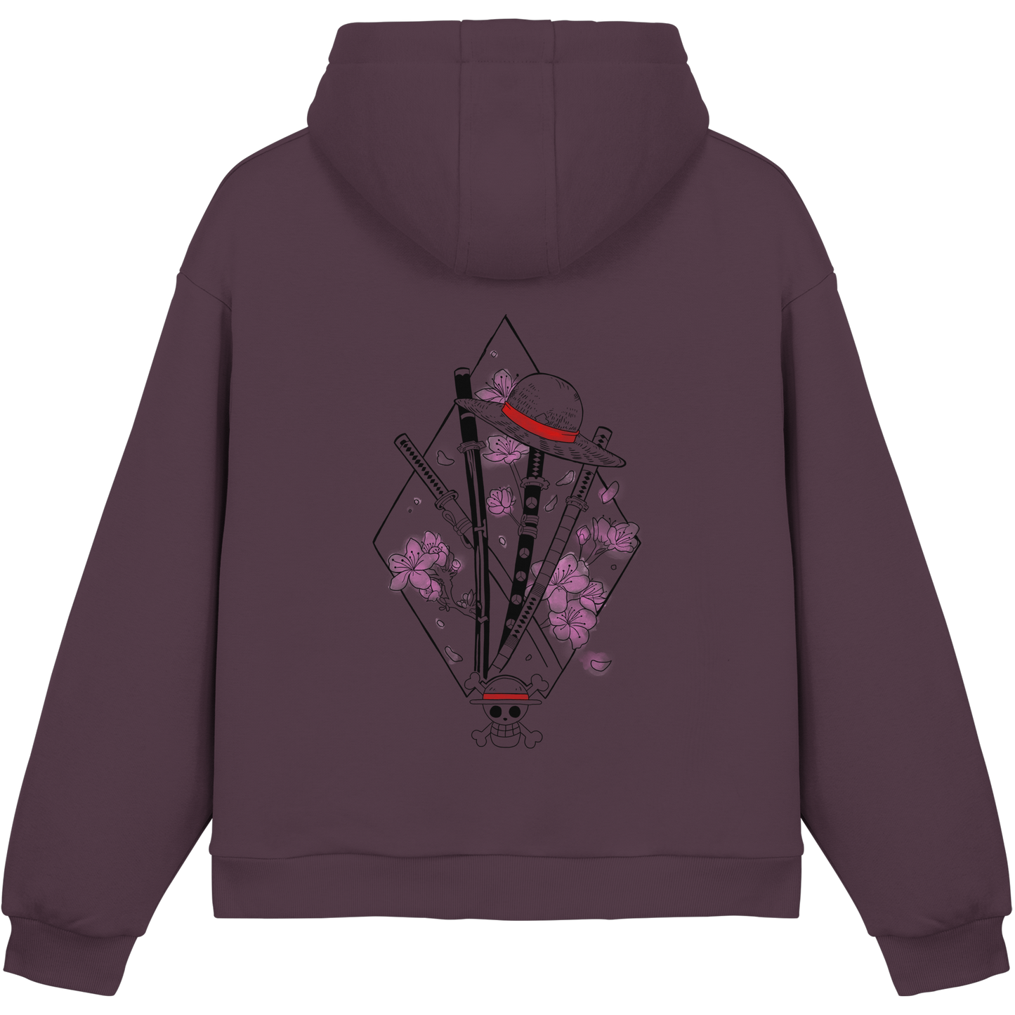 SakuraKatana - Fluffy Boxcut Hoodie