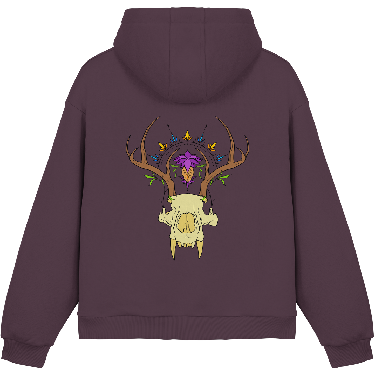 BohoAntlers - Fluffy Boxcut Hoodie
