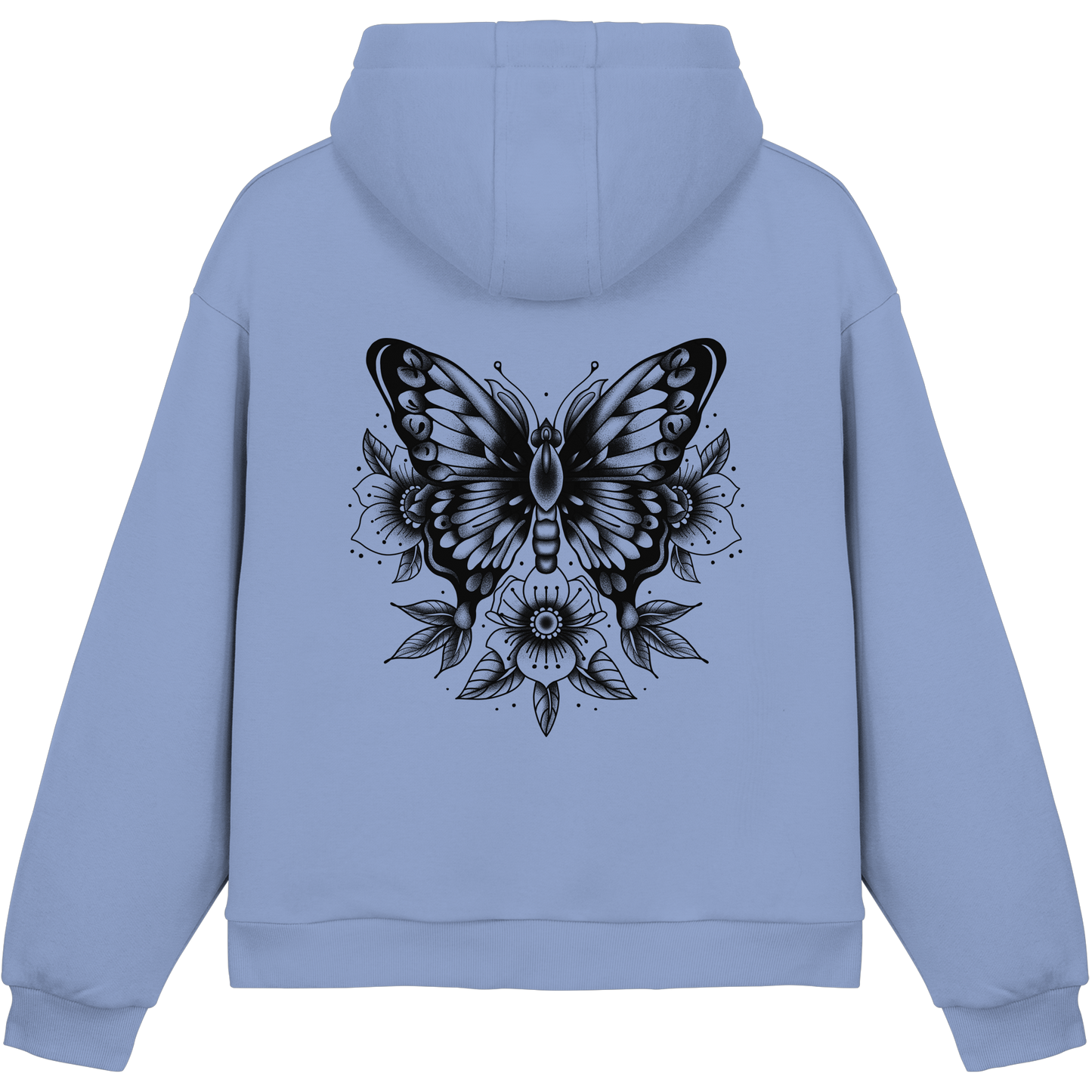 NoirBloom - Fluffy Boxcut Hoodie