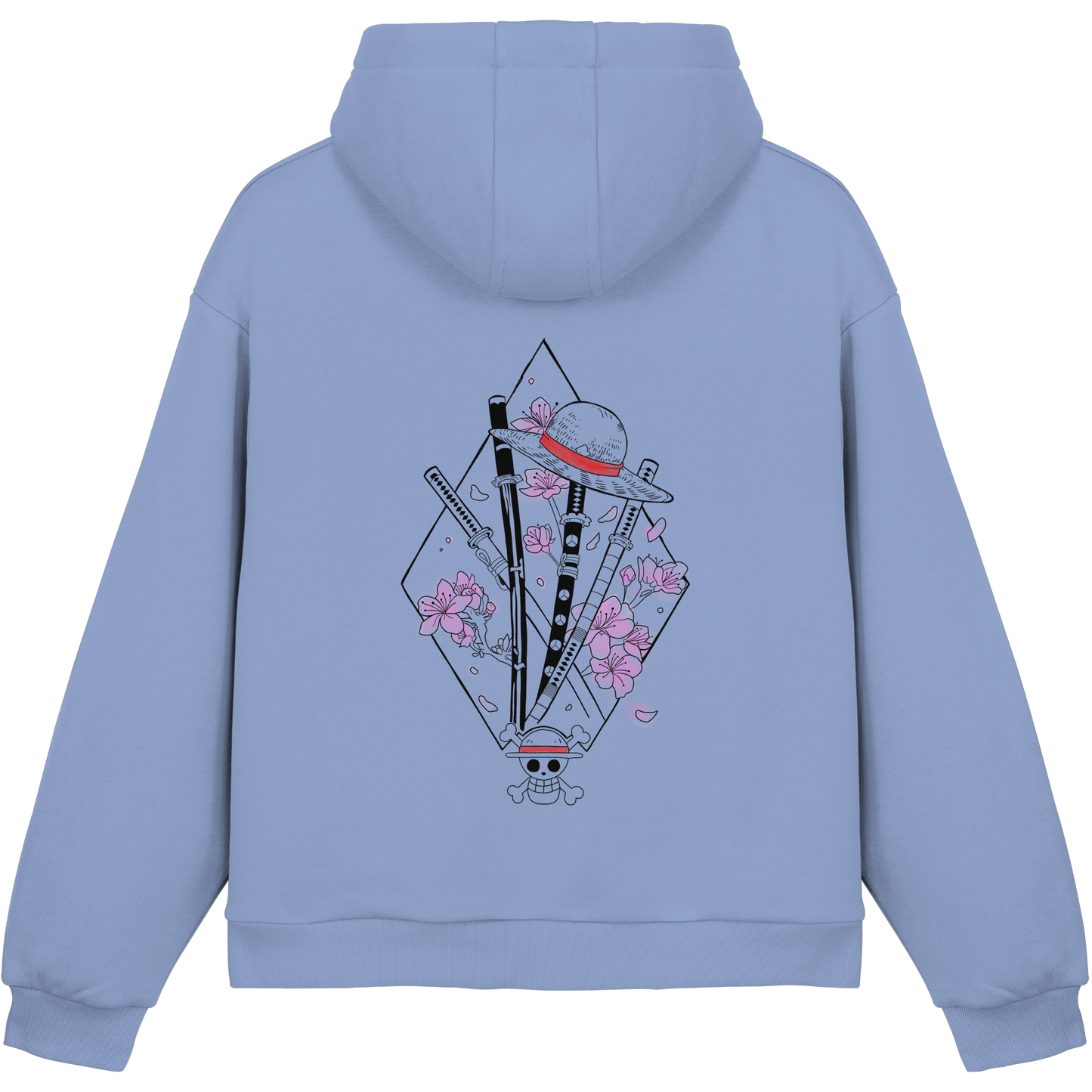 SakuraKatana - Fluffy Boxcut Hoodie