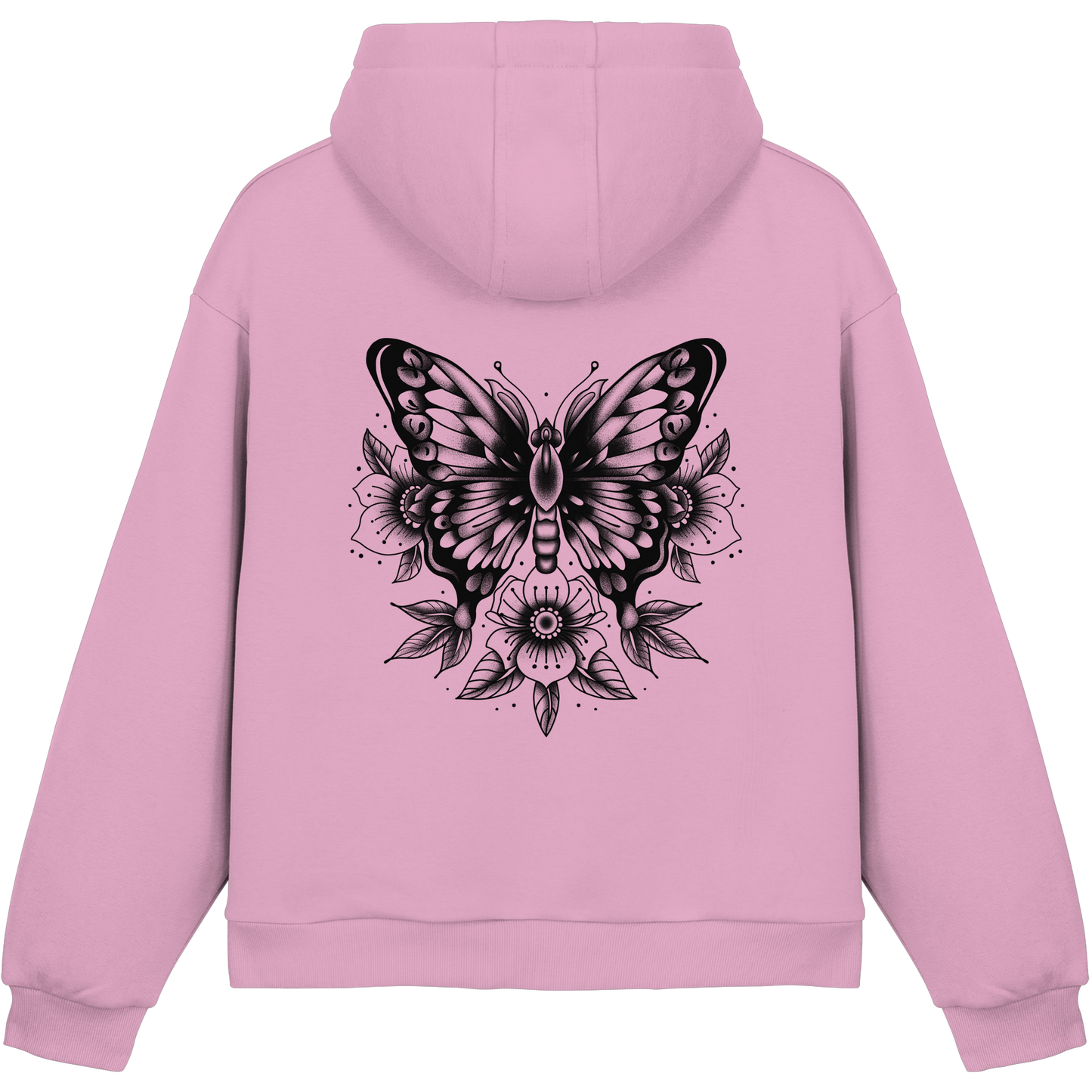 NoirBloom - Fluffy Boxcut Hoodie