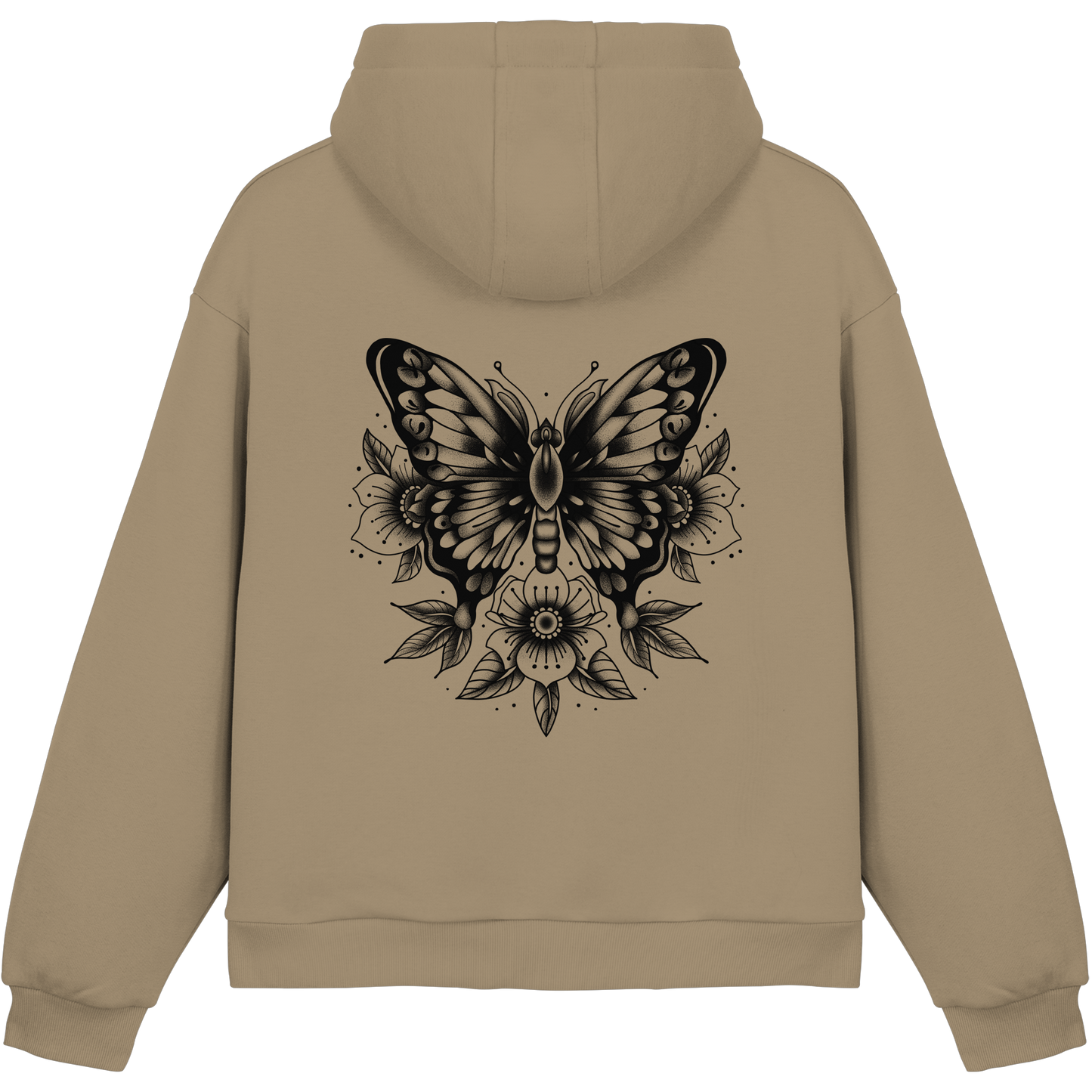 NoirBloom - Fluffy Boxcut Hoodie