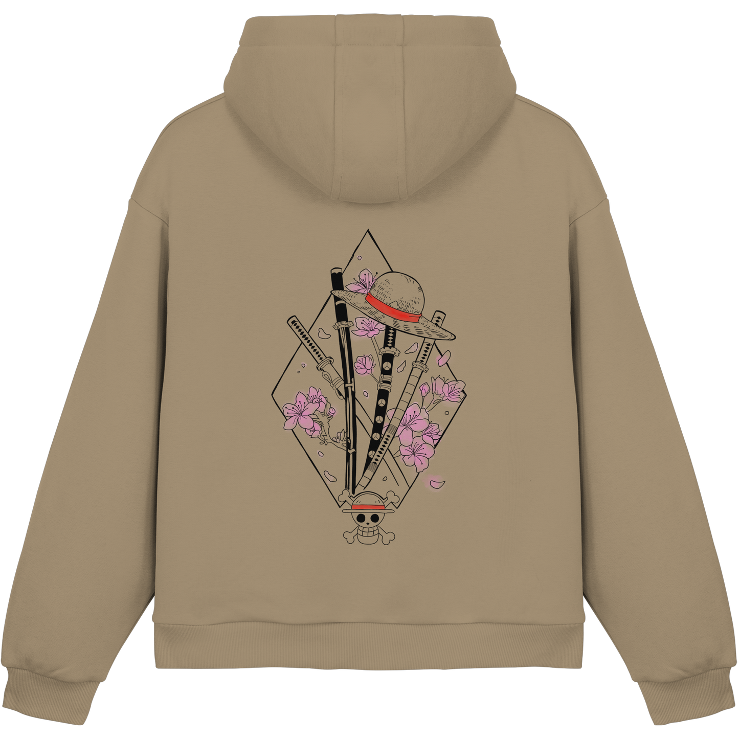 SakuraKatana - Fluffy Boxcut Hoodie