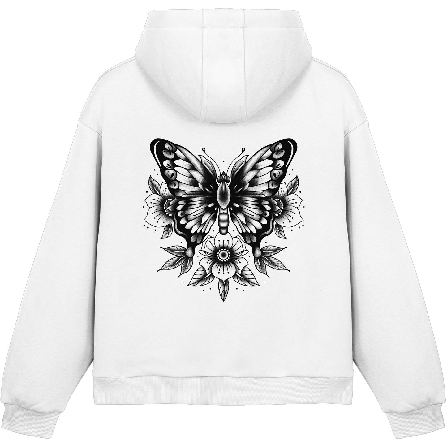 NoirBloom - Fluffy Boxcut Hoodie
