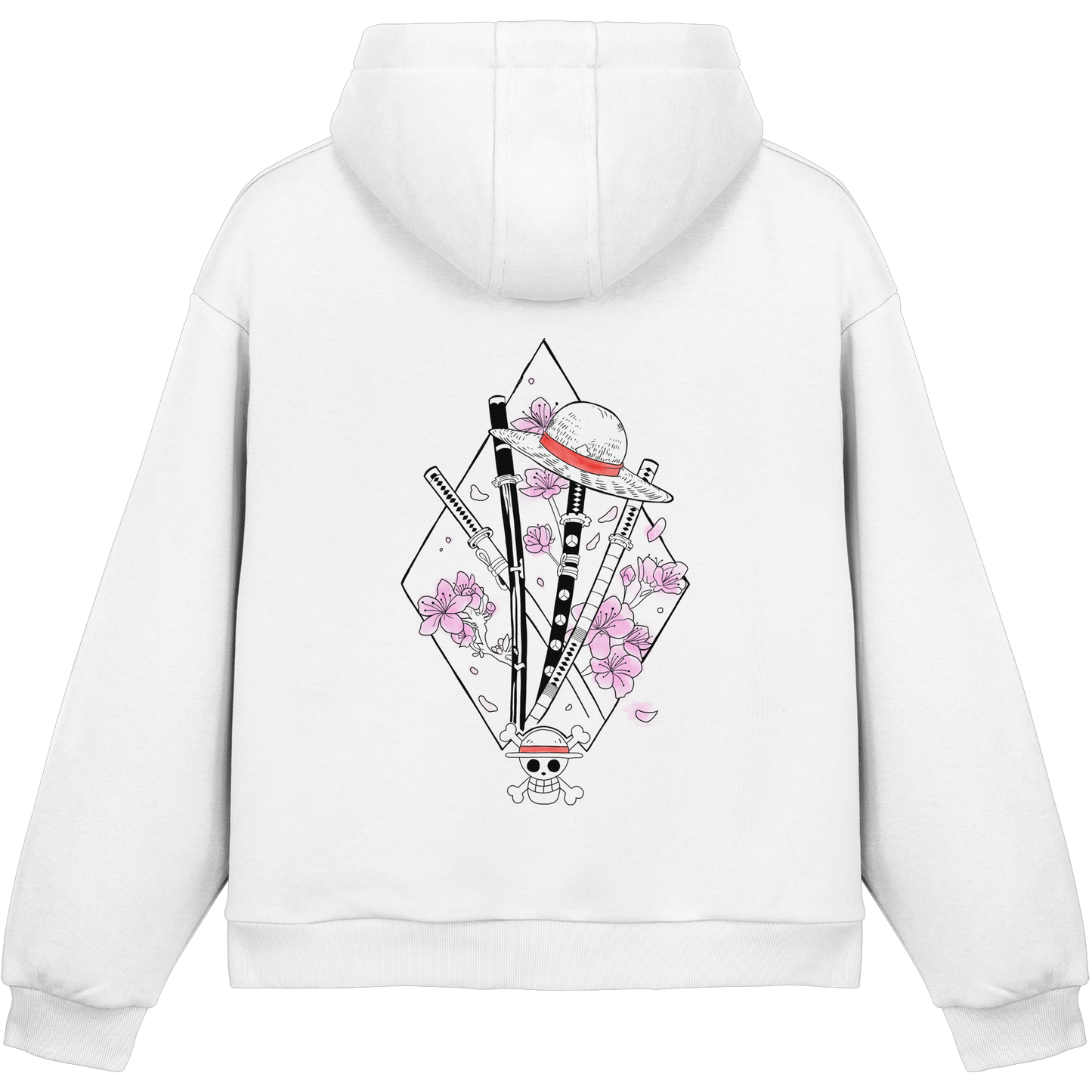 SakuraKatana - Fluffy Boxcut Hoodie