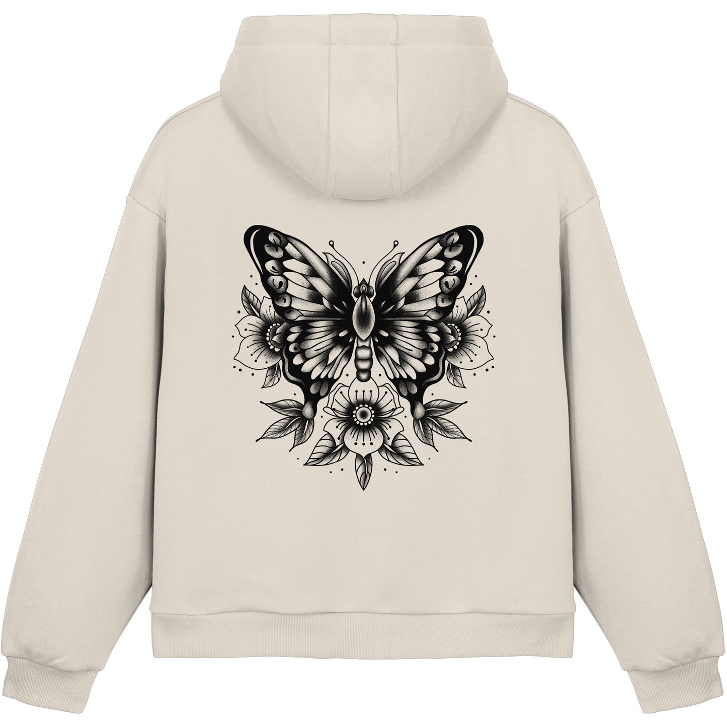 NoirBloom - Fluffy Boxcut Hoodie