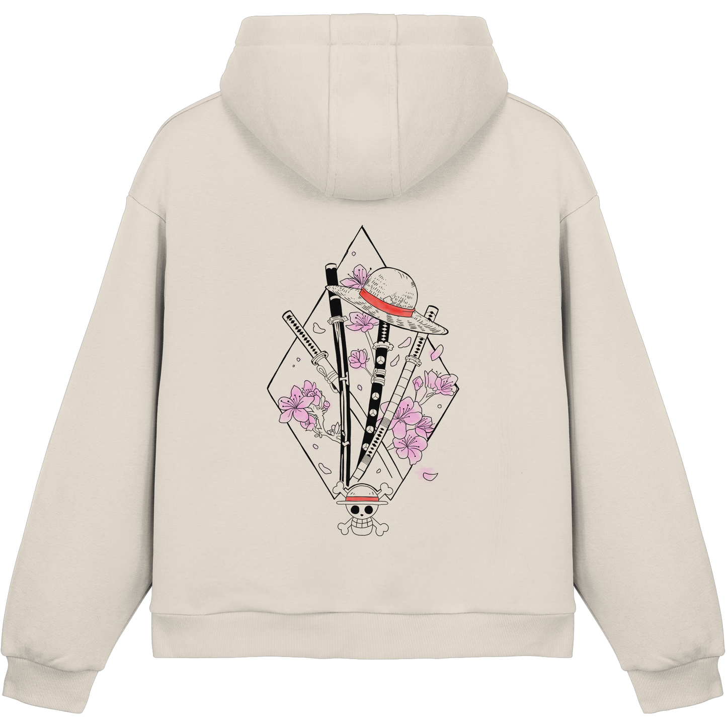 SakuraKatana - Fluffy Boxcut Hoodie
