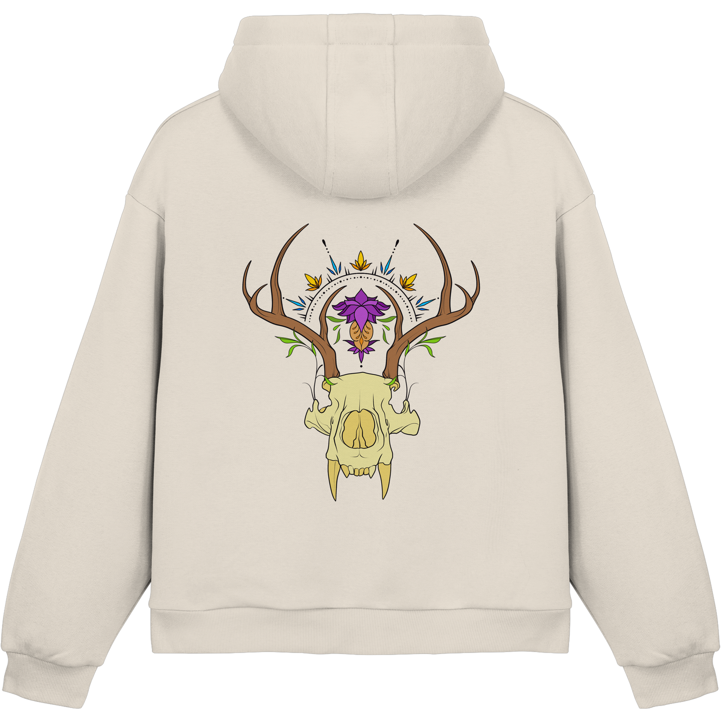 BohoAntlers - Fluffy Boxcut Hoodie