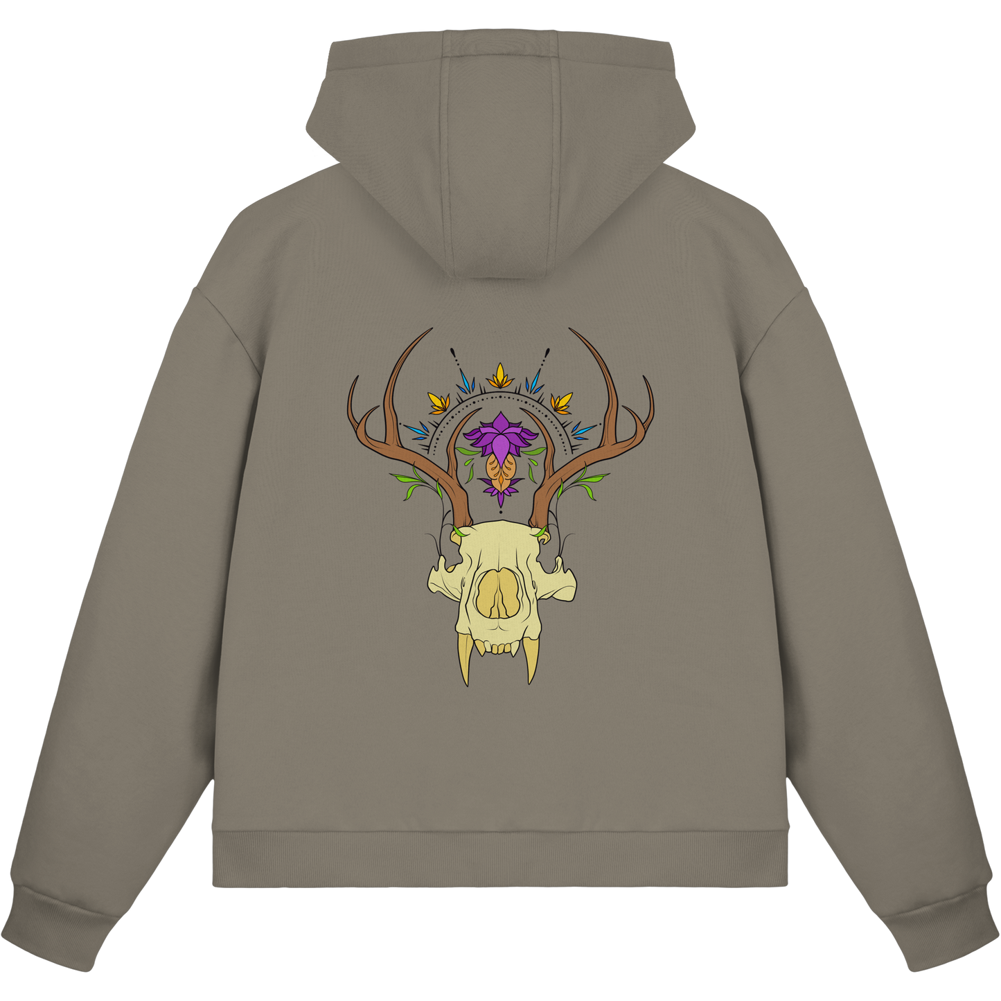 BohoAntlers - Fluffy Boxcut Zipper