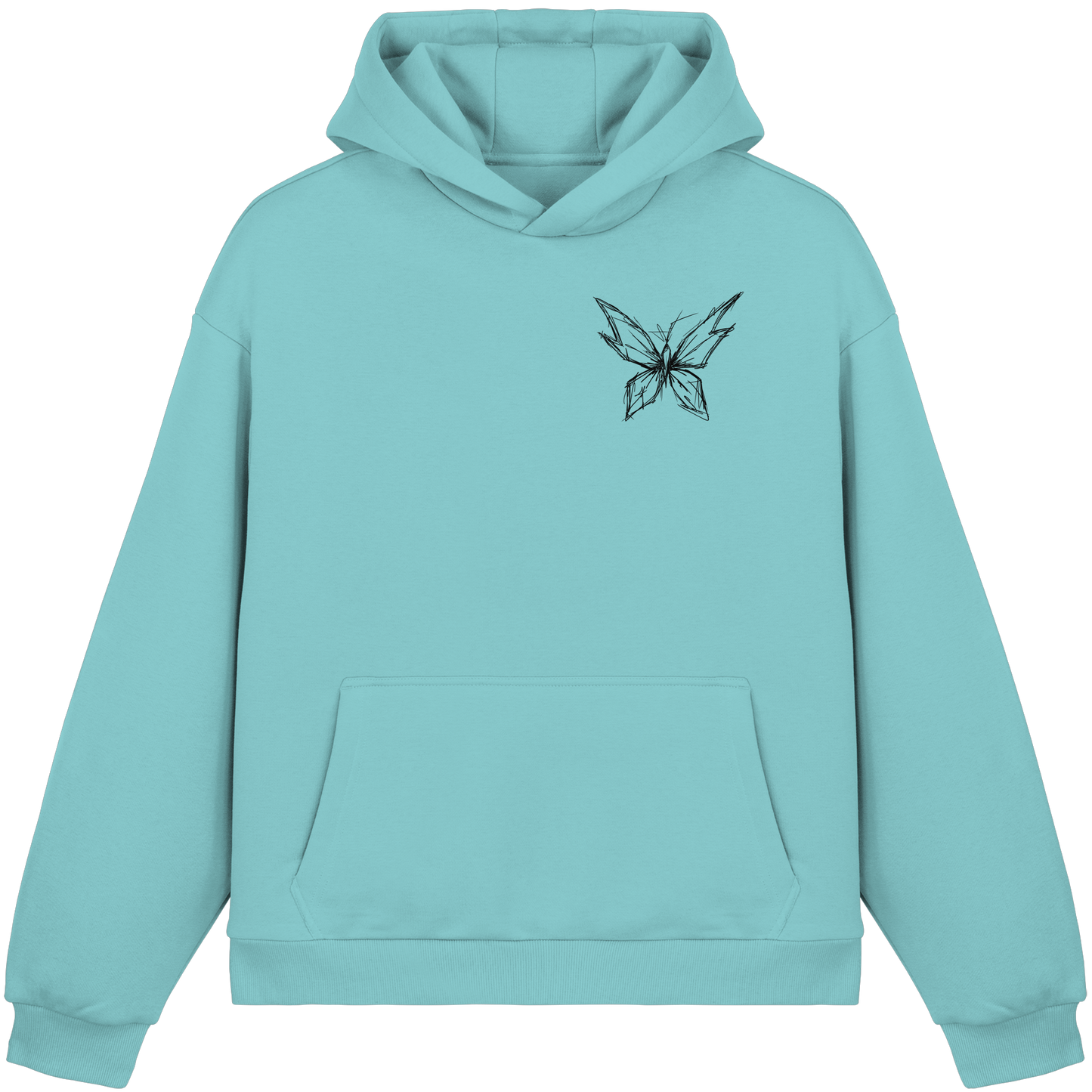 ButterflyLine - Fluffy Boxcut Hoodie