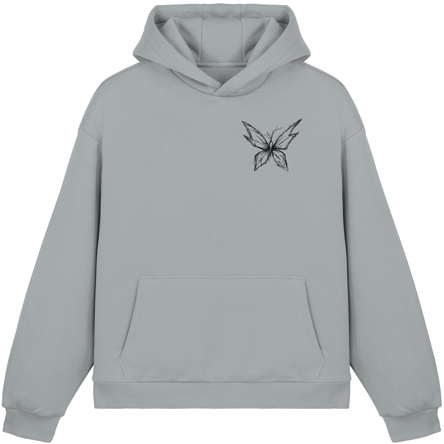 ButterflyLine - Fluffy Boxcut Hoodie