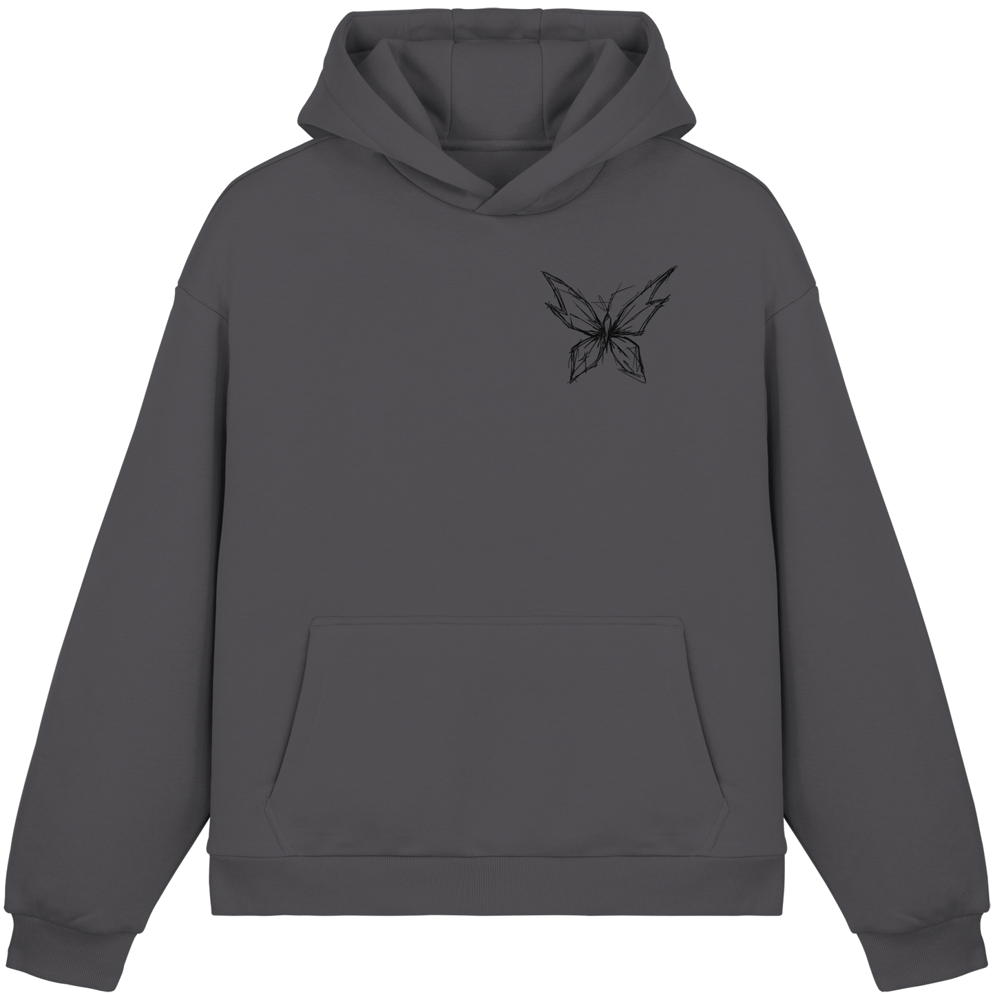 ButterflyLine - Fluffy Boxcut Hoodie