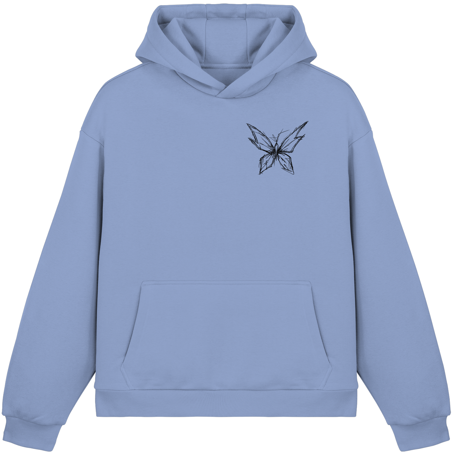 ButterflyLine - Fluffy Boxcut Hoodie