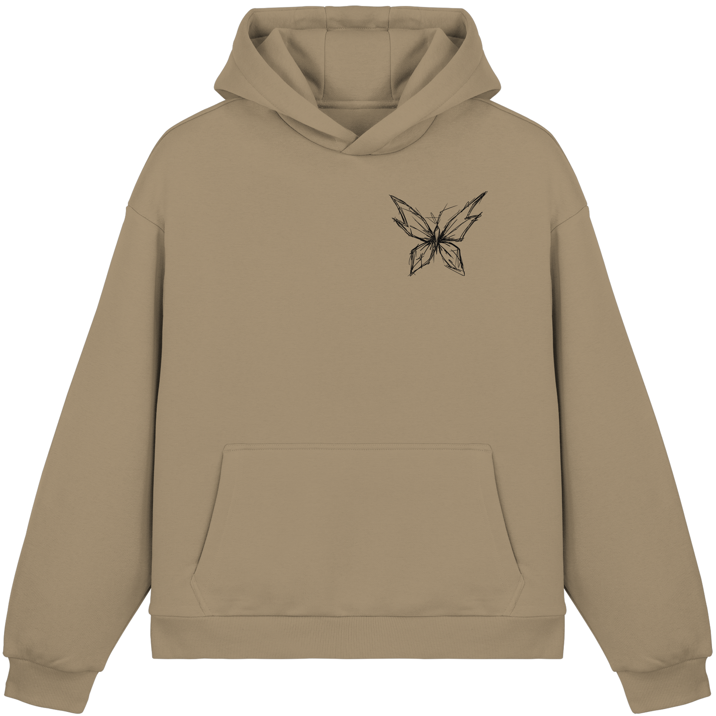 ButterflyLine - Fluffy Boxcut Hoodie