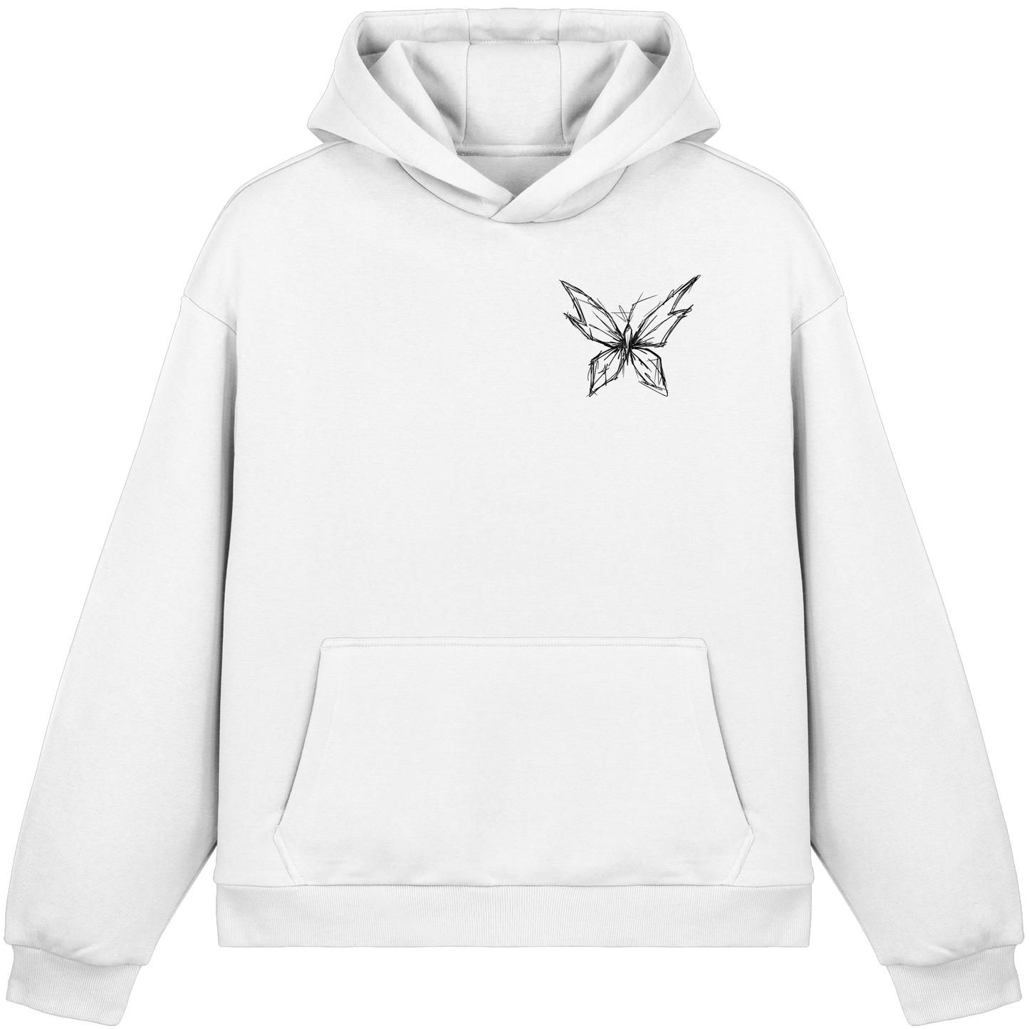 ButterflyLine - Fluffy Boxcut Hoodie