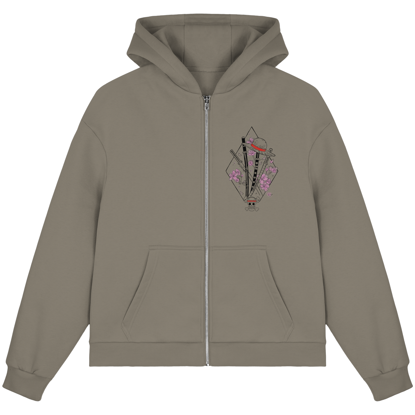 SakuraKatana - Fluffy Boxcut Zipper