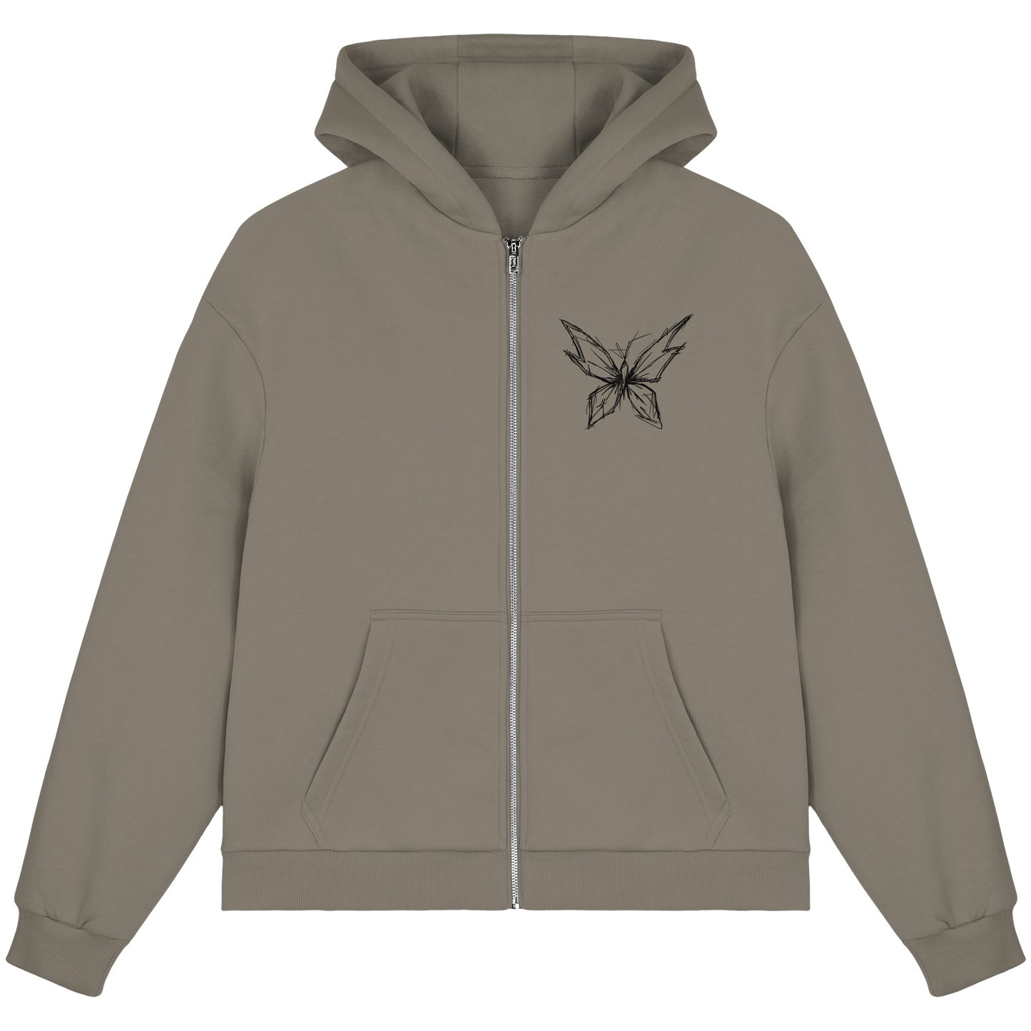 ButterflyLine - Fluffy Boxcut Zipper
