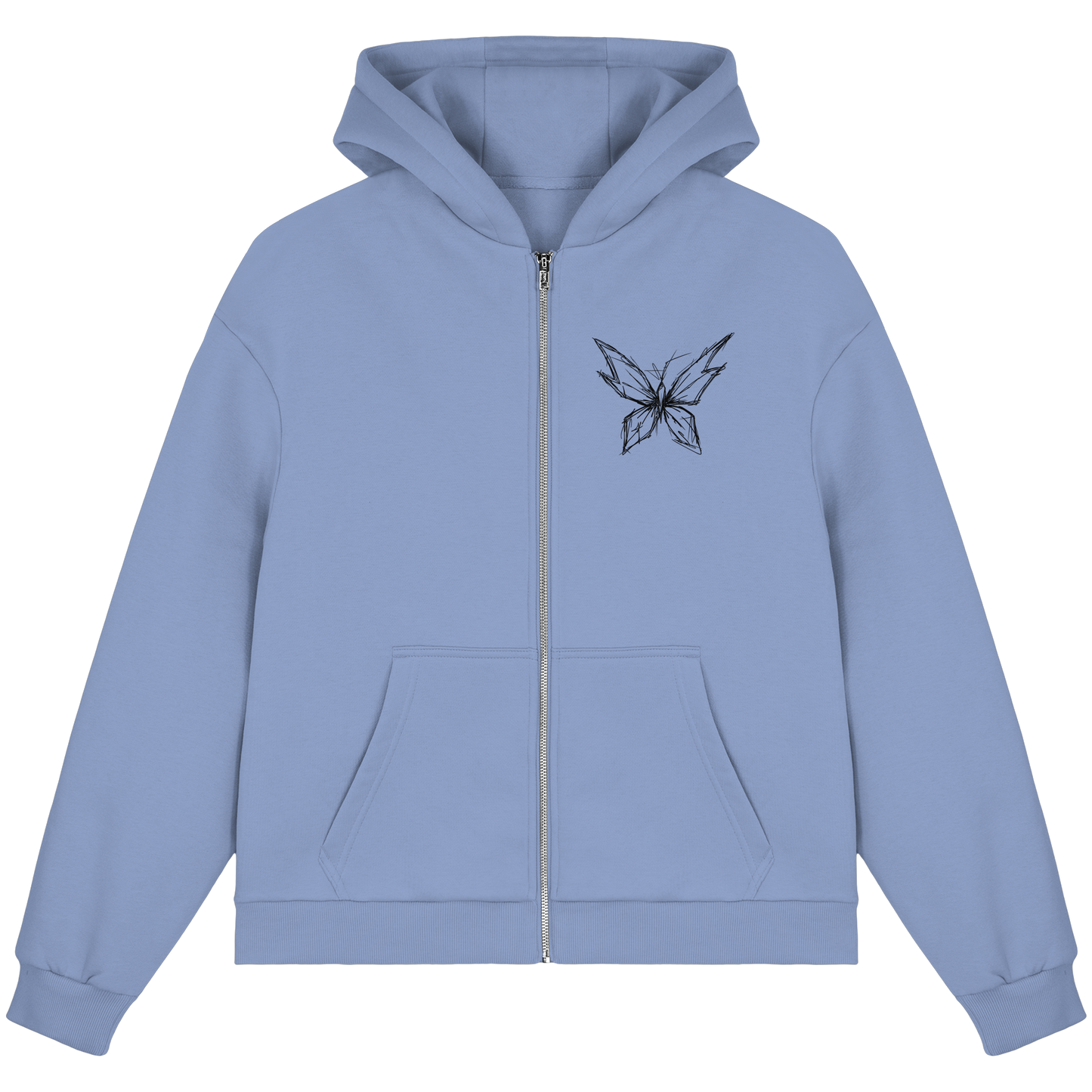 ButterflyLine - Fluffy Boxcut Zipper