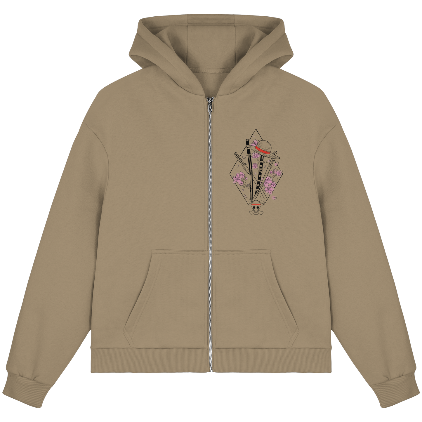 SakuraKatana - Fluffy Boxcut Zipper