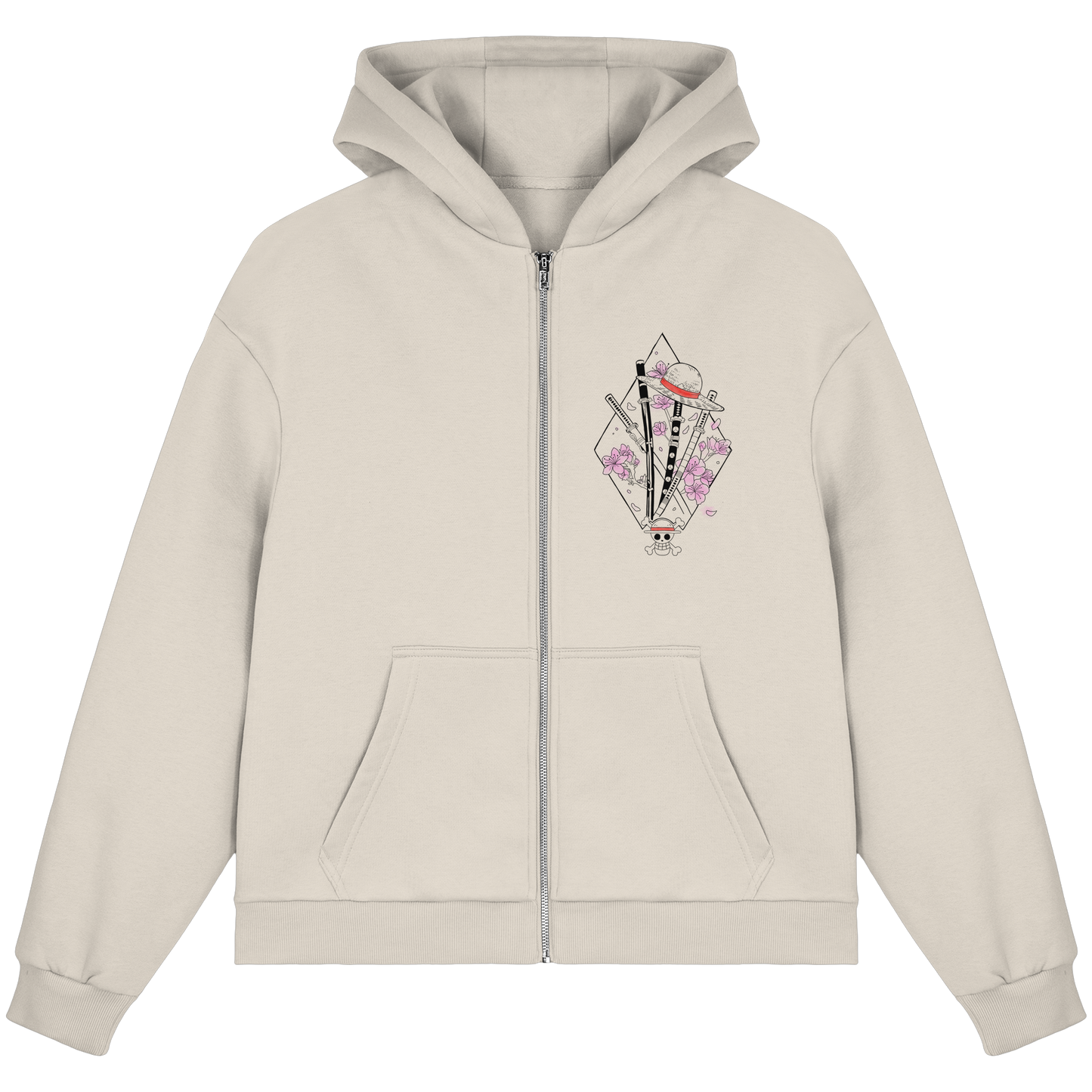 SakuraKatana - Fluffy Boxcut Zipper