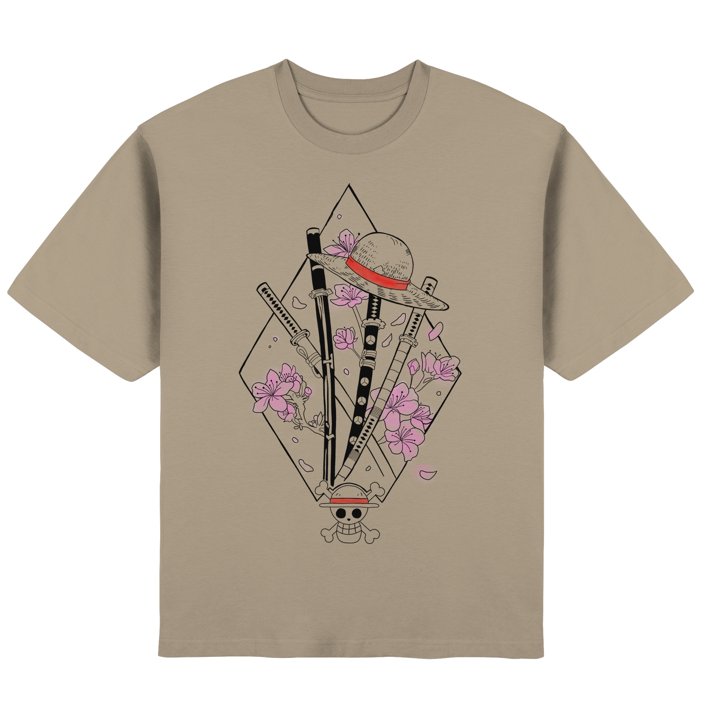 SakuraKatana - Streetwear Oversized T-Shirt