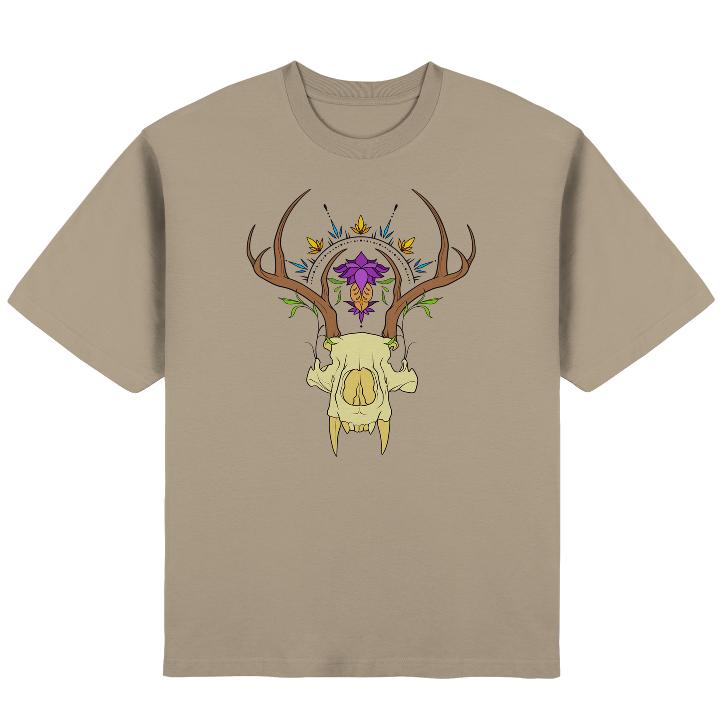 BohoAntlers - Streetwear Oversized T-Shirt