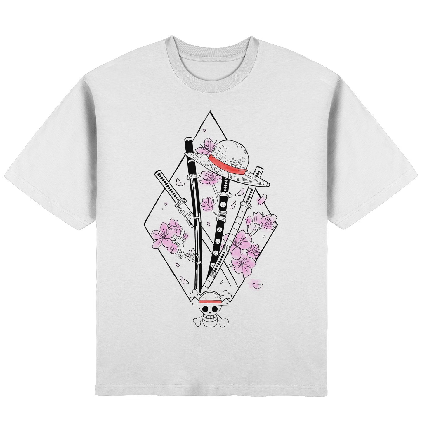SakuraKatana - Streetwear Oversized T-Shirt